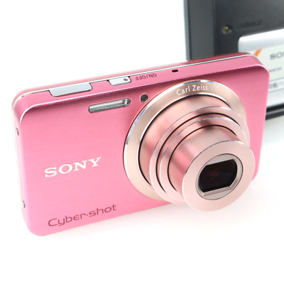 Top Mint] SONY Digital Camera DSC-W630 Pink 16.1 MP 5x Zoom from 