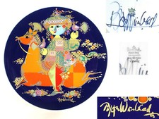Bj&ouml;rn Wiinblad 1918 / Wandteller, handsigniert / 1981 / Rosenthal / 1001 Nacht