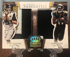 2014 Crown Royale Dual Rookie Silhouettes Lee/ Bortles 19/25 Jaguars Great Patch