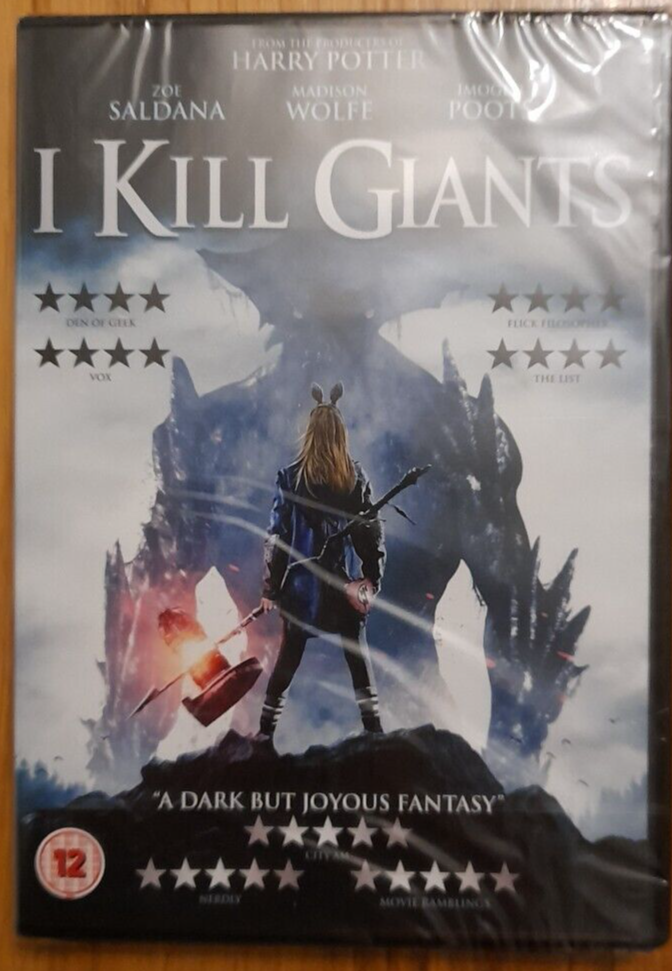 I Kill Giants (DVD, 2017) Fantasy Drama Movie from the Producers of Harry Potter