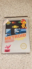 Metroid Nintendo NES Hang Tab Complete CIB Five 5 Screw w/ Box Poster Manual Lot