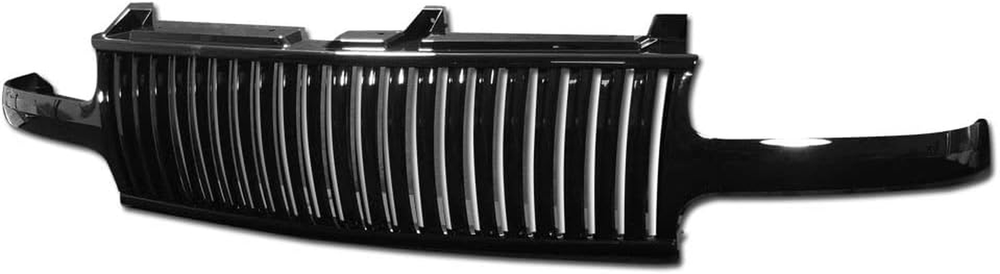 Glossy Black ABS Front Bumper Grill Grille Guard Compatible with Model 9