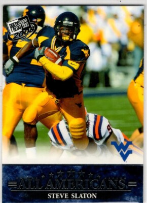 2008 Press Pass Football Steve Slaton No. 87 West Virginia Mountaineers