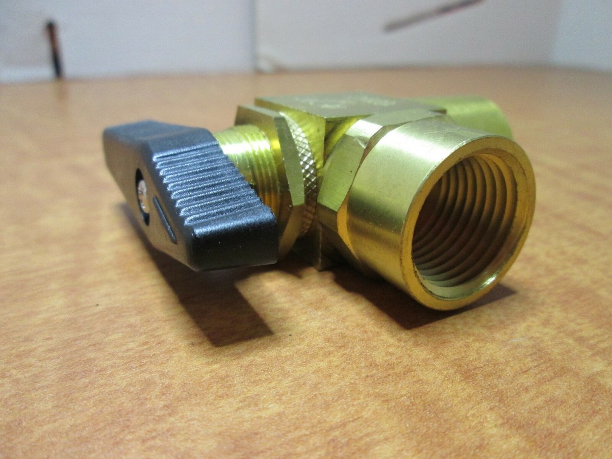 Robinet à Boisseau Sphérique Laiton Industrial Grade 1WMU5, Taille 1/2 Pouce - Neuf (emballage Ouvert)