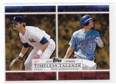 2012 Topps TIMELESS TALENTS Pick-A-Insert Mattingly Sandberg Stanton Banks +++