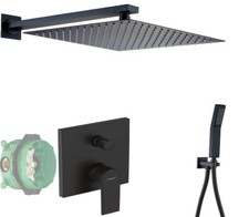 Hansgrohe Vernis Shape Duscharmatur Schwarz U...