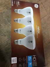 GE Soft White 65W Replacement LED Light Bulb Indoor Floodlight BR30 (4-pack)