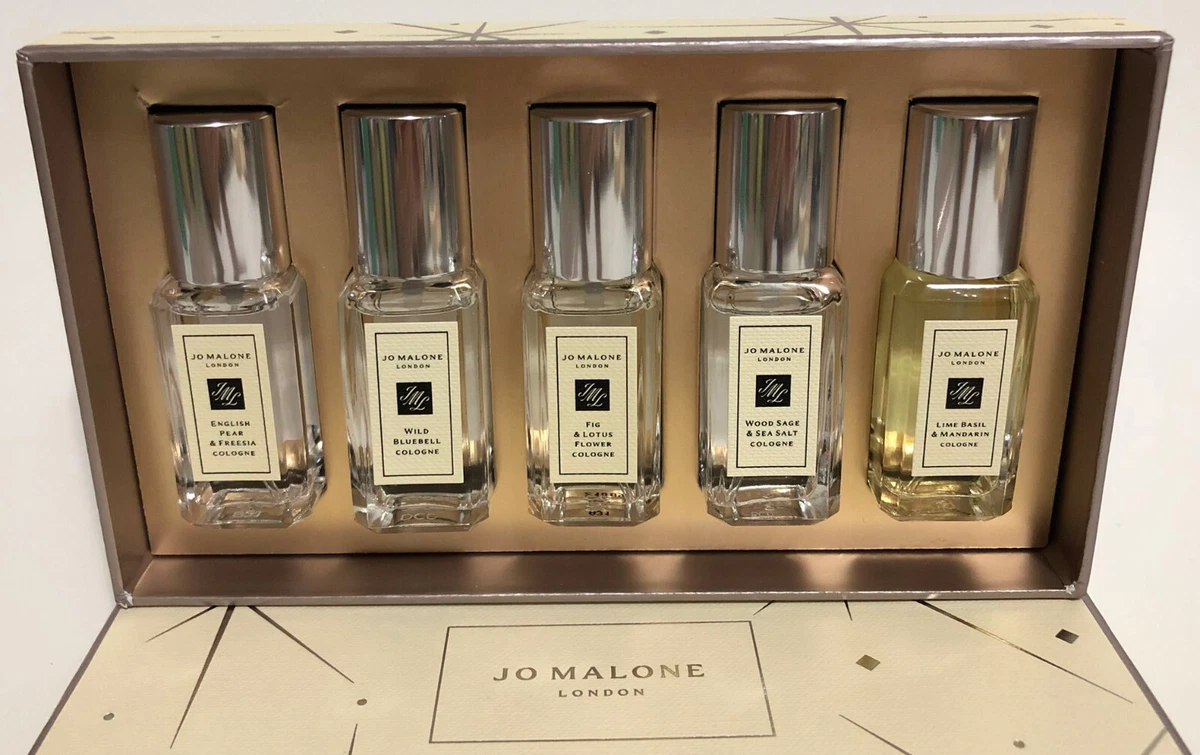 Jo Malone London Cologne Collection 5 x 9ml Gift SEt WILD BLUEBELL LIME BASIL