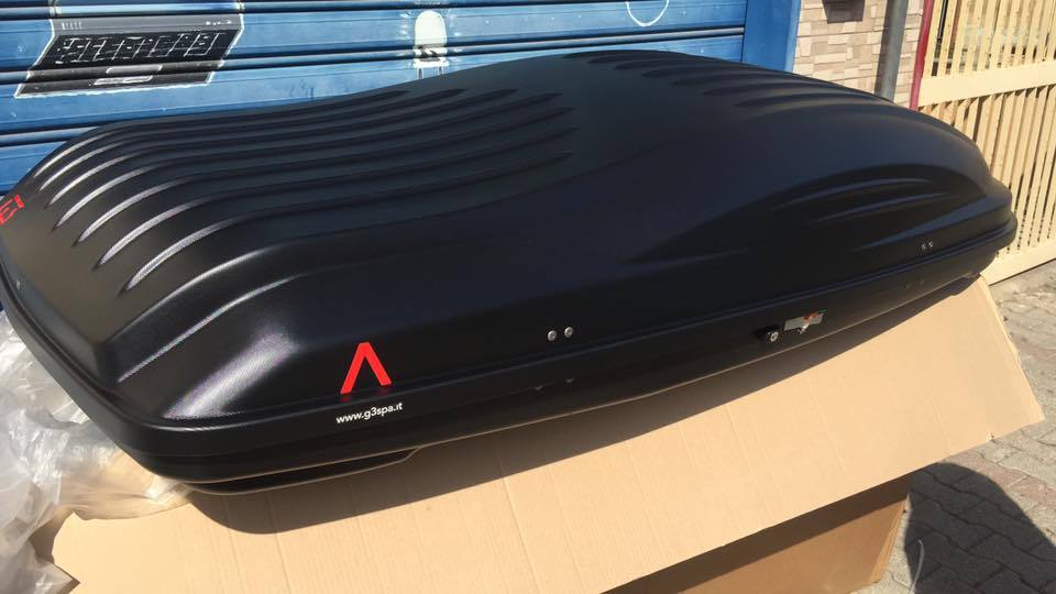 Box Tetto Reef 580 Per Auto - Baule Portatutto 460 Litri, Nero, Capacità 75 Kg - Foto 7