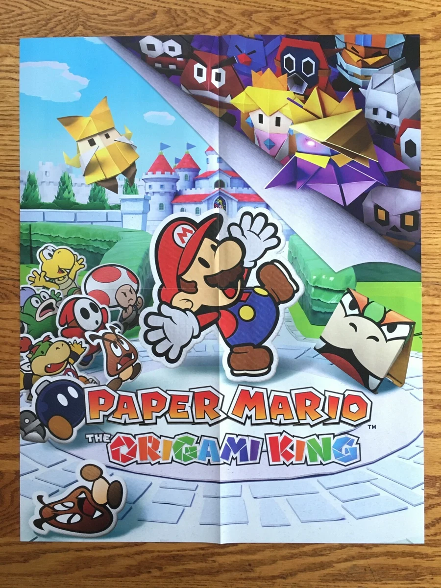 Officially Licensed Super Mario Odyssey 2-SIDED Poster Nintendo Switch Promo Art