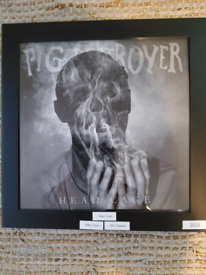Pig Destroyer vinyl LP Head Cage Near Mint Clear press with Frame