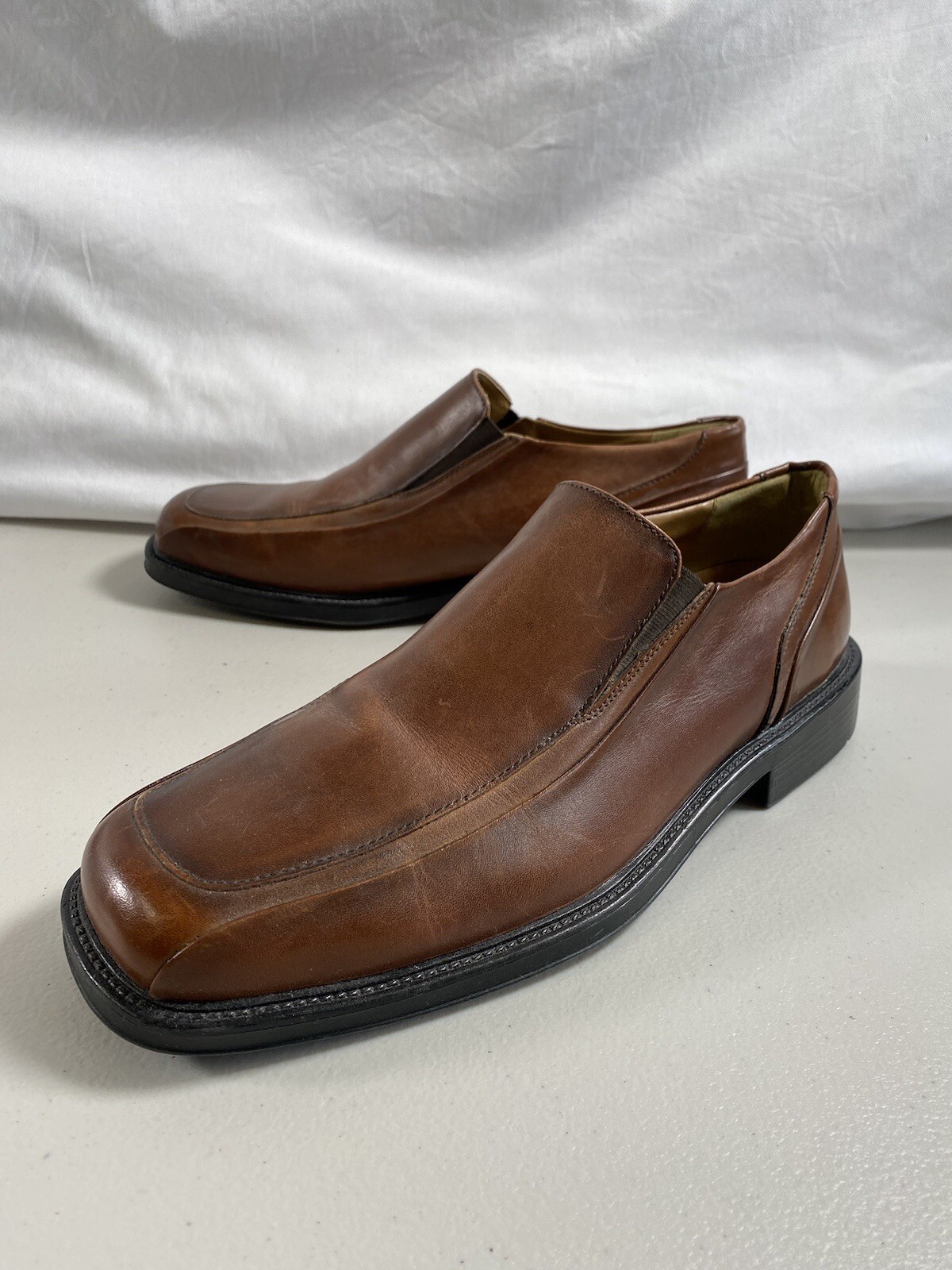 Mocasines Dockers Cuero Marrón Cordones 10,5M | eBay