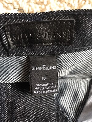 Jean Steve Jeans Slim Droit Pour Ado – Taille 10, Neuf Avec étiquettes (Coton/Polyester)