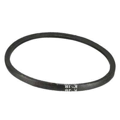 K-18 V Belt Machine Transmission Rubber Black Replacement Drive Belts