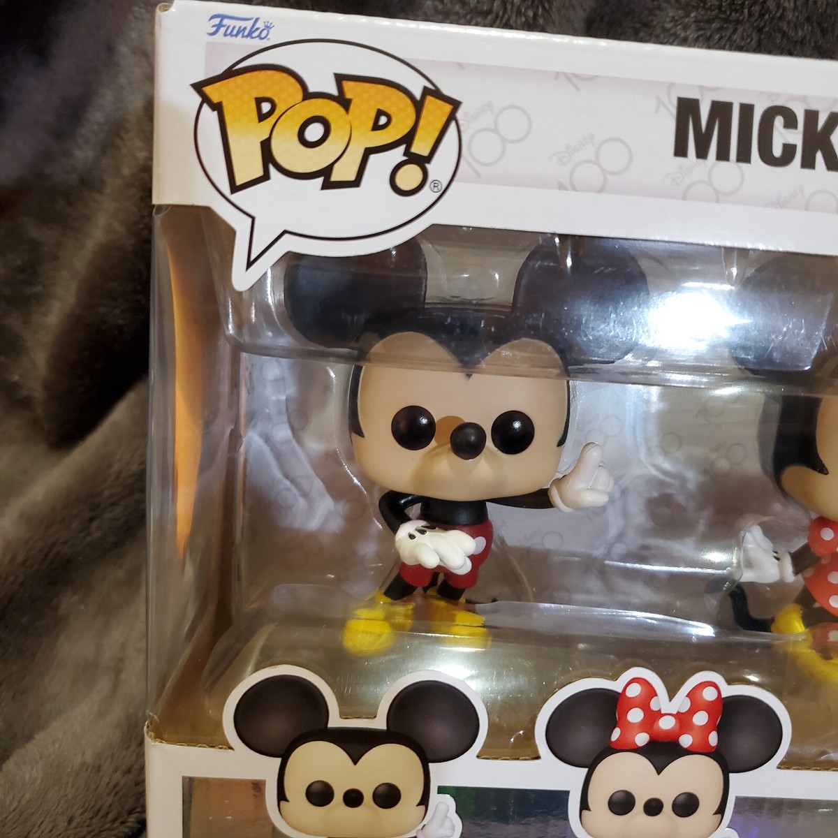 Funko Pop! Disney 100 4 Pack - Mickey Mouse Minnie Mouse Donald