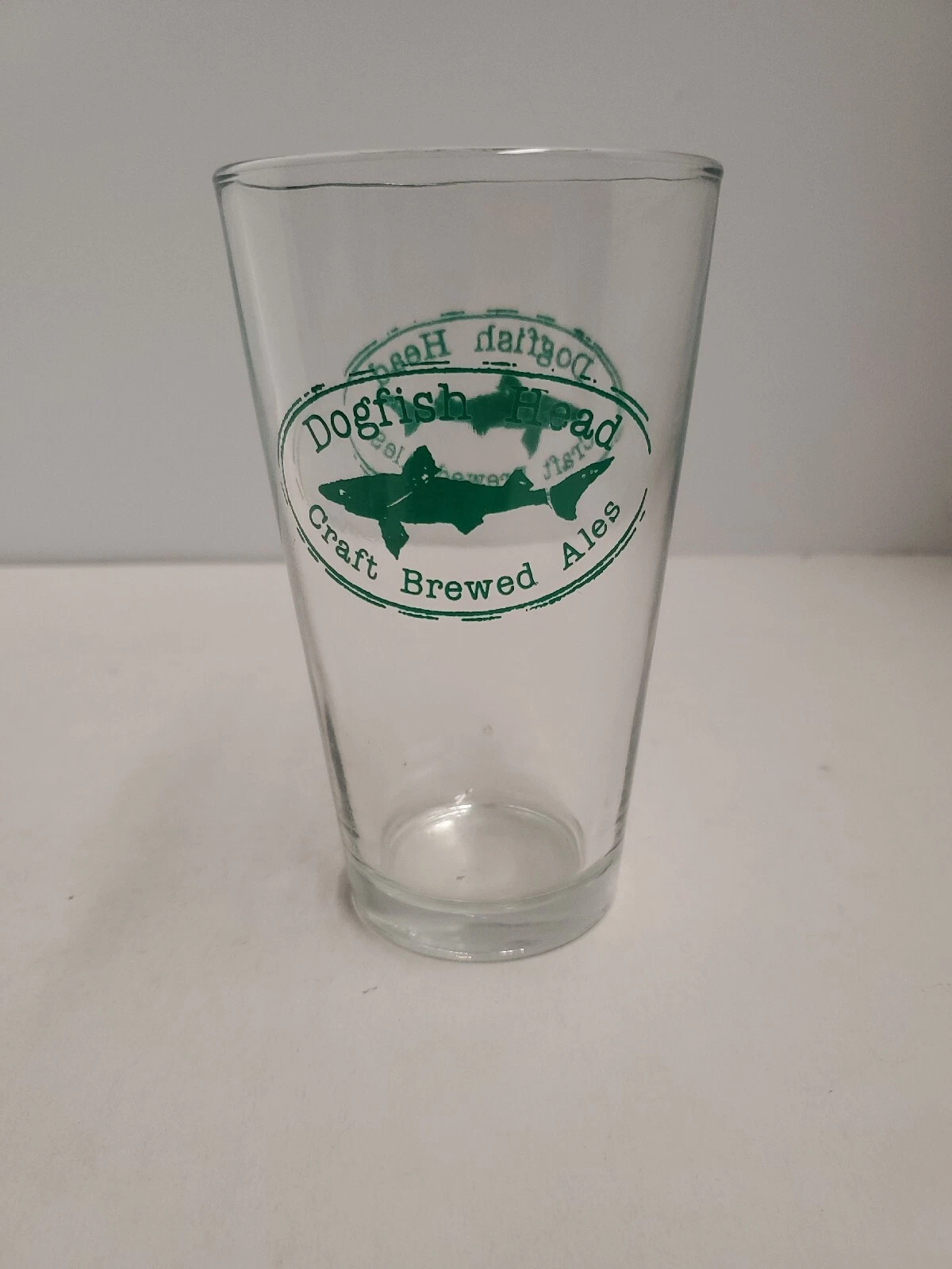 Dogfish Head Craftrd Brewed Ales Beer Pint Glass
