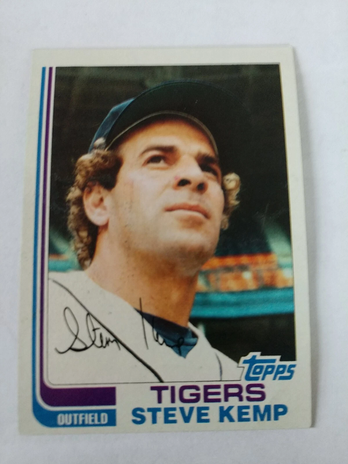 Steve Kemp trading card