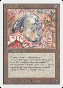 Living Wall Unlimited HEAVILY PLD Artifact Uncommon MAGIC MTG CARD ABUGames