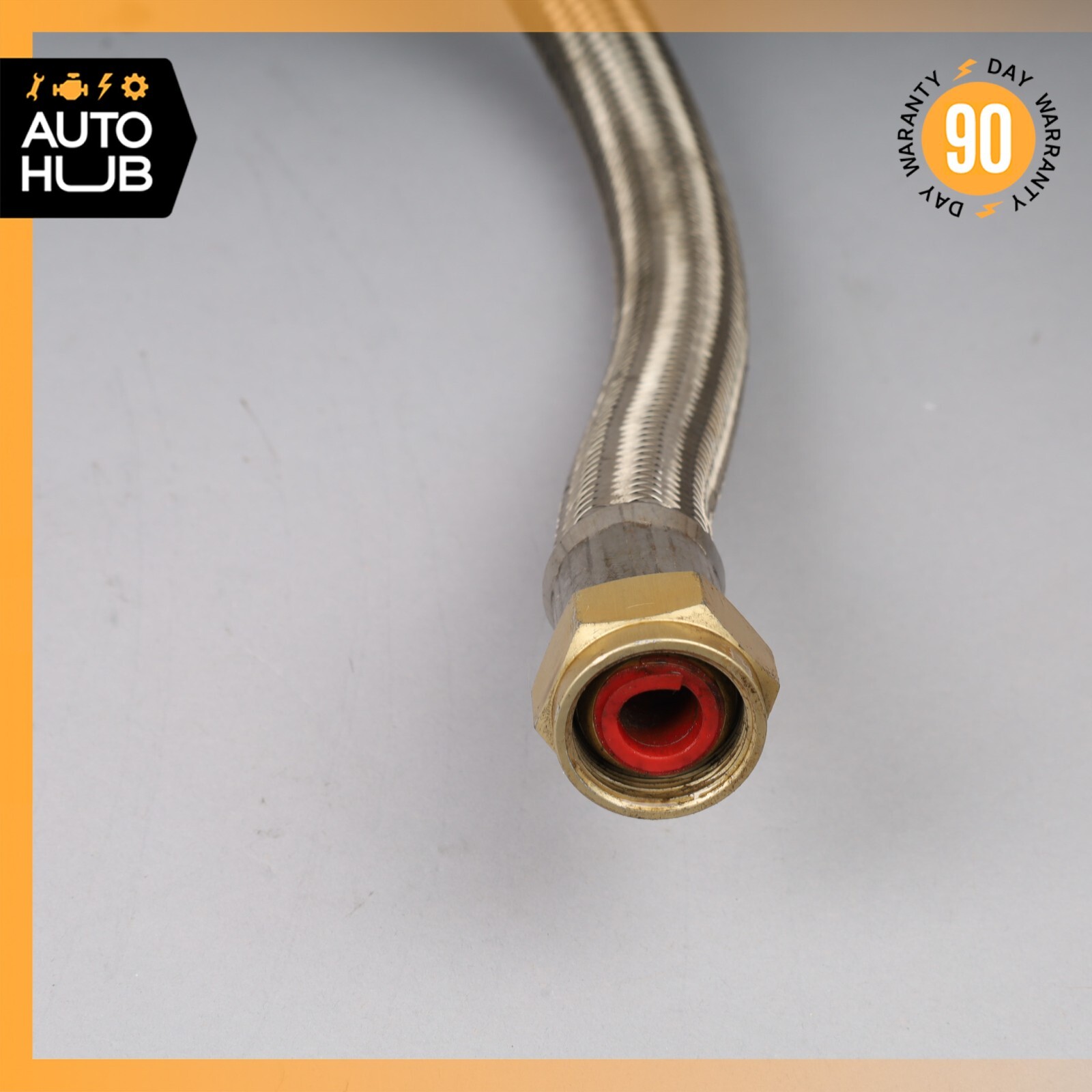 02-07 Maserati Spyder 4200 GT M138 Engine Heat Exchanger Oil Feed Line OEM 61k