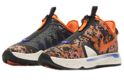 Nike PG 4 EP Digi Camo - Total Orange CD5082-200 | eBay