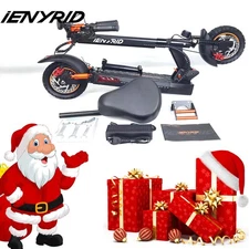 IENYRID 800W Electric Scooter Seat 10" Off Road Tire Adult Fast 28 MPH-E-scooter