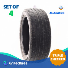 Set Of 4 Used 27545r22 Continental Crosscontact Rx Lr 115w - 6-832 184kd