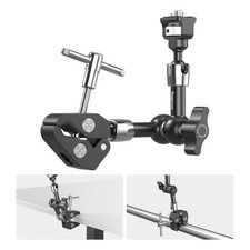 SMALLRIG 7 Inches Magic Arm Clamp, with 1/4 Screw Anti-Deflection Pin