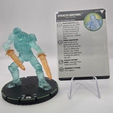 Heroclix X-Men: The Animated Series set Stealth Sentinel G001b Prime fig w/card
