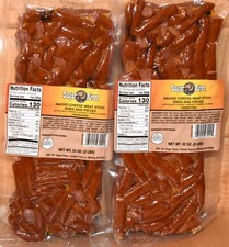 NACHO CHEESE Meat Stick Ends BULK 4 Pounds 2x 2 lbs Sugar River Pork Beef