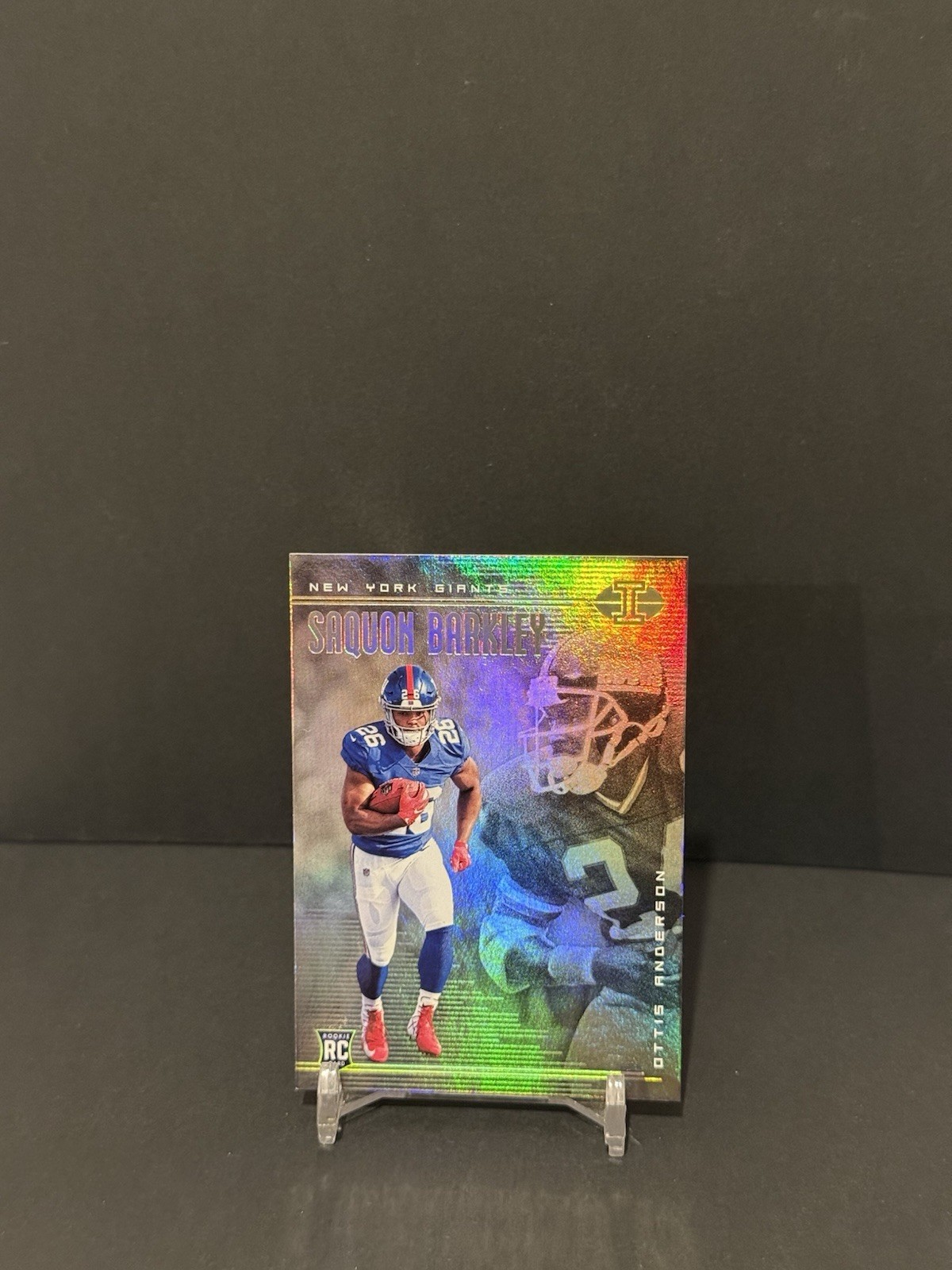 2018 Panini Illusions - Saquon Barkley, Ottis Anderson #38 (RC)