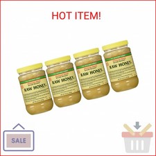 Y.s. Eco Bee Farms Raw Honey - 22 Oz Jars 4 Count 22oz Each