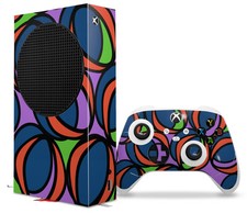 Skin Wrap for XBOX Series S Console Controller Crazy Dots 02