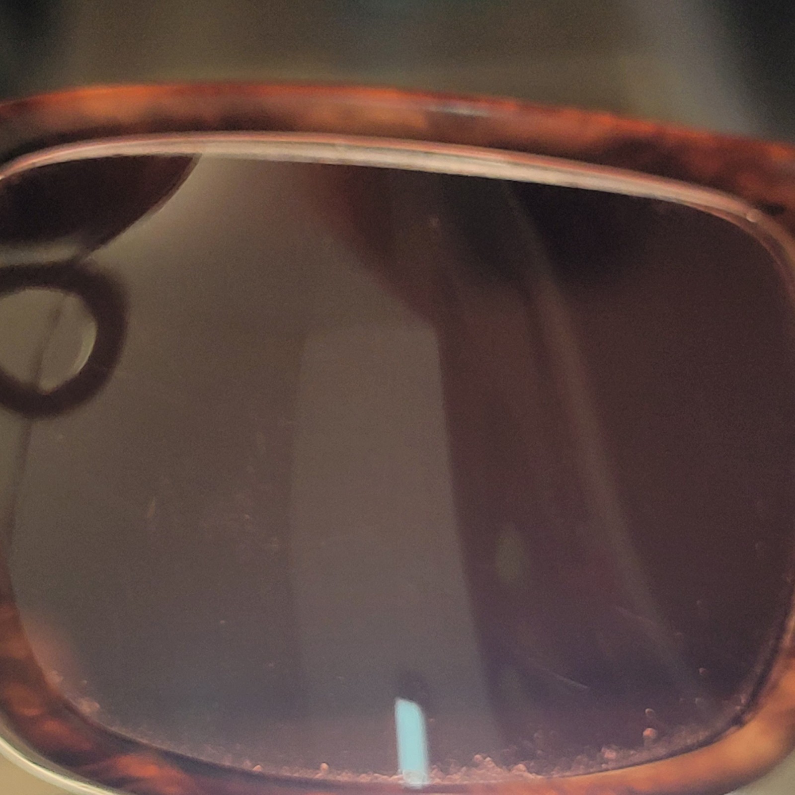 Samo Tortoiseshell Rectangular Sunglasses Brown L… - image 5