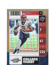 MALIK WILLIS 2022 CONTENDERS **OPTIC DRAFT PICKS** ROOKIE #2  FREE SHIP!!!