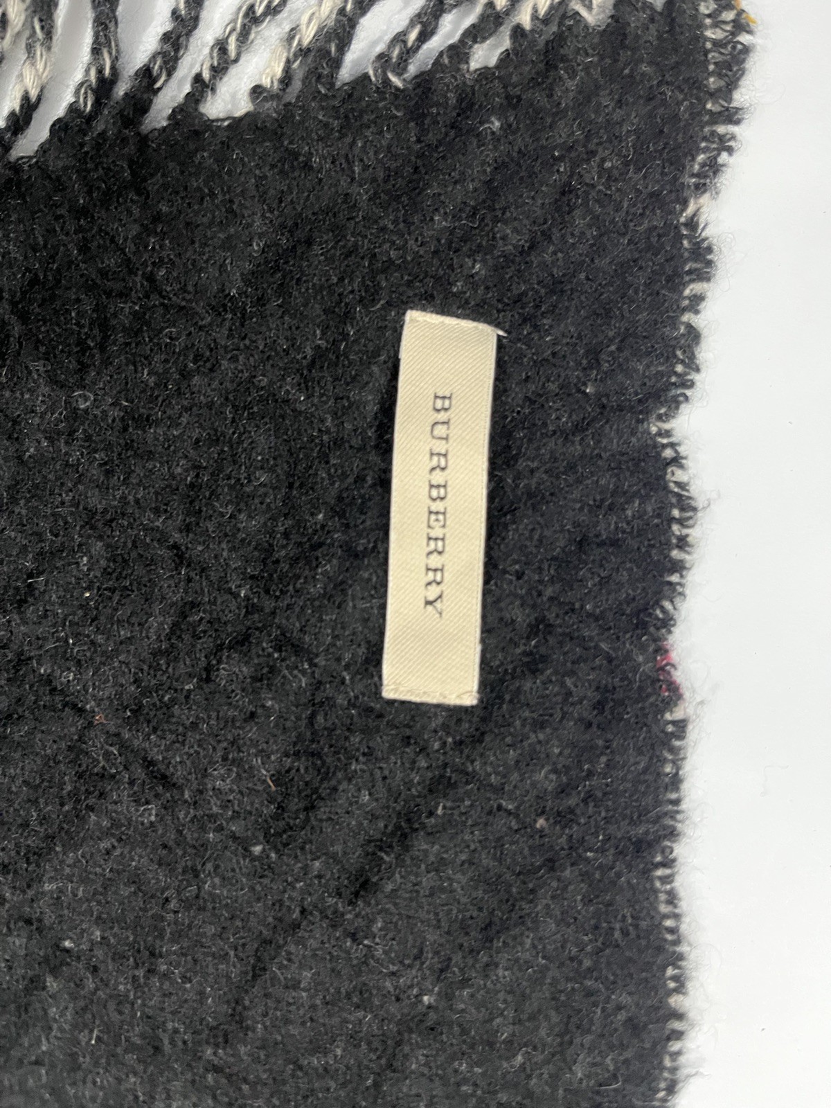 Burberry Solid Black And Check Pattern Reversible… - image 7