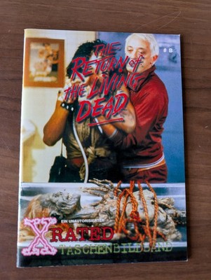 X-Rated Taschenbildband Nr. 8 '' The Return of the living Dead '',selten!!