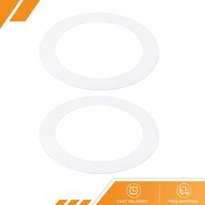 2Pack 5" ID 7.48" OD Goof Rings for Recessed Light Matte White Goof Trim Ring