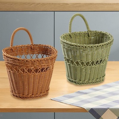 Wandaufbewahrungskorb Woven Hängebasket Zur Aufbewahrung von Obst Gemüse Post