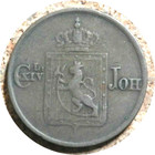 elf Norway with Sweden 1/2 Skilling 1841 — photo 1