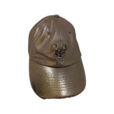 Disney Parks Sequin Mickey Mouse Adjustable Baseball Cap Gold Adult 55-59cm