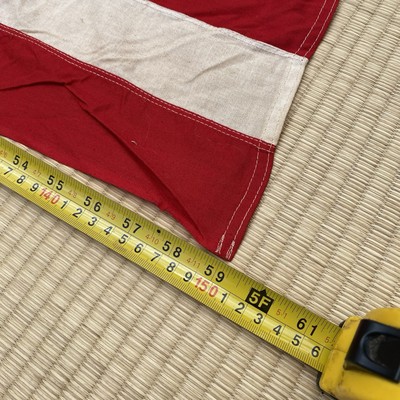 Vintage 50s Dettra Everwear Cotton Bunting 48 Star Sewn American