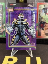 2026 Topps Chrome Marvel Sleeper Agent #100 Purple Shimmer Refractor /75