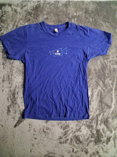Apple Employee CAMP ' Make Movie Magic' Shirt size Vintage  Y2k Men's MEDIUM