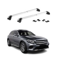 DachträGer GrundtäGer FüR Mercedes Glc X253 2015-2022 100Kg Alu Silber 2X Abe