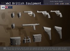 WW2 British Equipment - 1/24, 1/18, 1/16 resin model