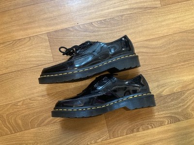 Dr. Martens Belladonna Goth Creeper Black Patent Leather Womens