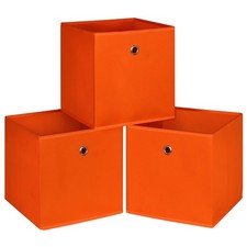Foldable Storage Cubes Bins ,11 Inch Cloth Storage Cube Fabric Storage Box Cu...