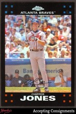 2007 Topps Chrome Refractors #46 Chipper Jones BRAVES