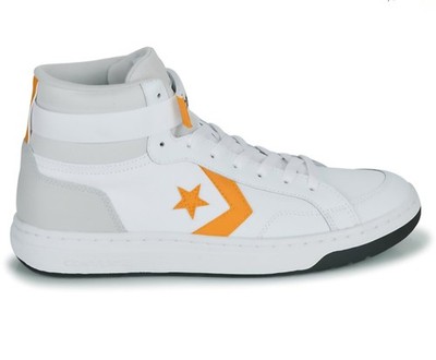 NEW Converse Pro Blaze V2 White Yellow Ankle Strap Shoes Sneakers M 8 W 9.5 W