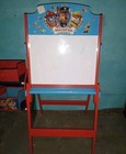 Paw Patrol Wooden Easel And Toy Organizer/Book Shelf Set — photo 2